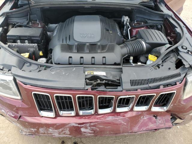 1C4RJFBT3GC395587 - 2016 JEEP GRAND CHEROKEE LIMITED ბურგუნდია ფოტო 12