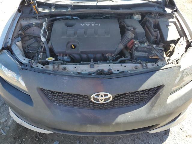 1NXBU4EE8AZ285643 - 2010 TOYOTA COROLLA BASE SILVER photo 11