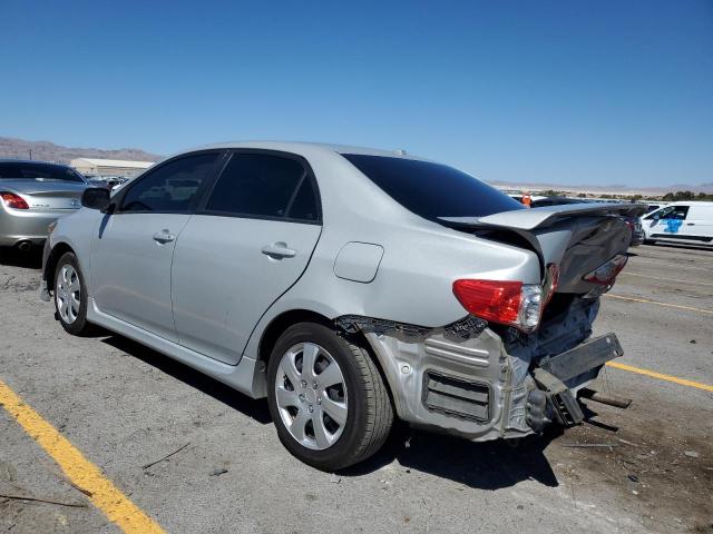 1NXBU4EE8AZ285643 - 2010 TOYOTA COROLLA BASE SILVER photo 2