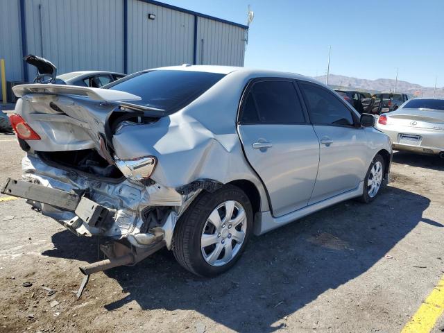 1NXBU4EE8AZ285643 - 2010 TOYOTA COROLLA BASE SILVER photo 3