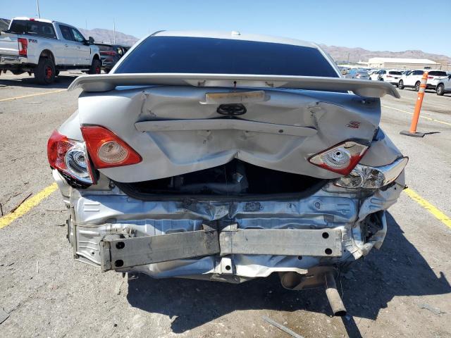 1NXBU4EE8AZ285643 - 2010 TOYOTA COROLLA BASE SILVER photo 6