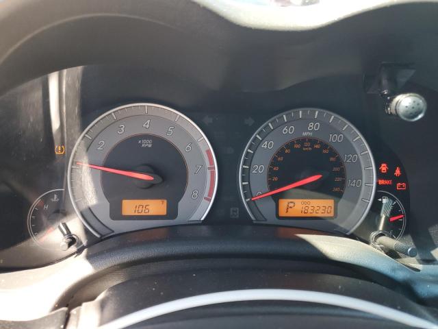 1NXBU4EE8AZ285643 - 2010 TOYOTA COROLLA BASE SILVER photo 9