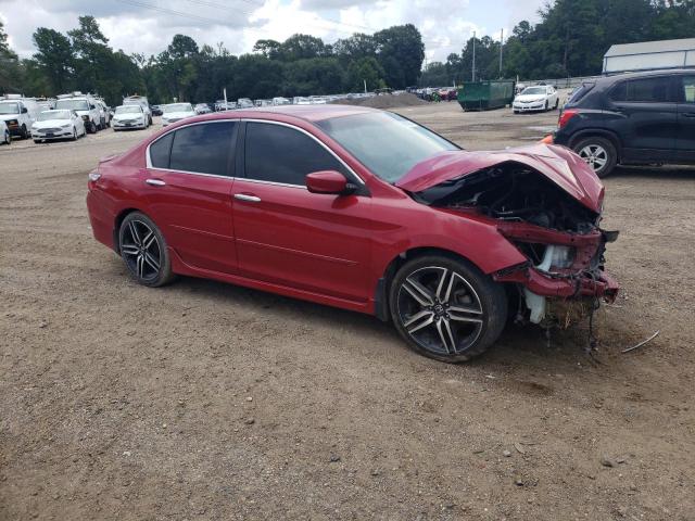 1HGCR2F51HA085455 - 2017 HONDA ACCORD SPORT RED photo 4