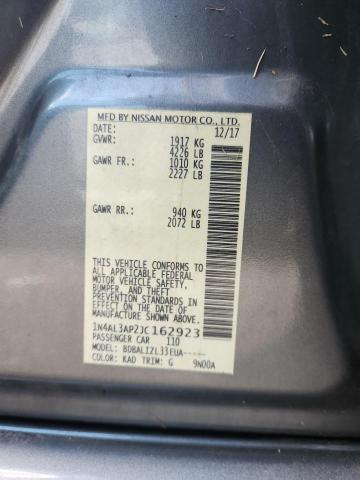 1N4AL3AP2JC162923 - 2018 NISSAN ALTIMA 2.5 Сұр фото 13