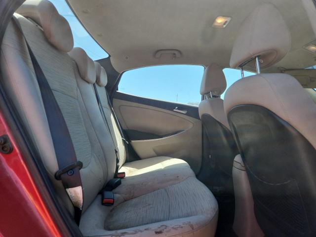 KMHCT4AE8FU936144 - 2015 HYUNDAI ACCENT GLS წითელი ფოტო 10