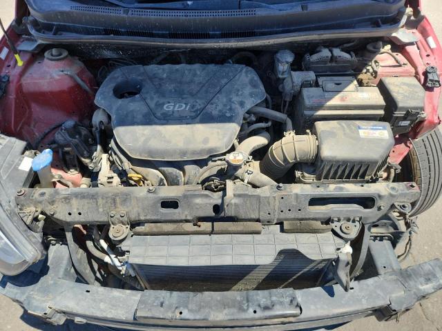 KMHCT4AE8FU936144 - 2015 HYUNDAI ACCENT GLS წითელი ფოტო 11