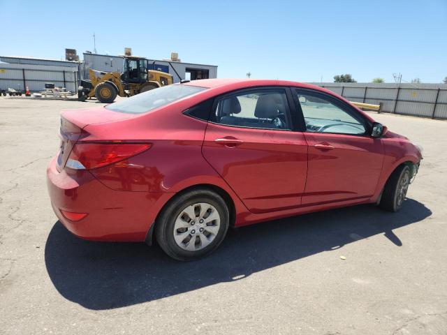KMHCT4AE8FU936144 - 2015 HYUNDAI ACCENT GLS წითელი ფოტო 3