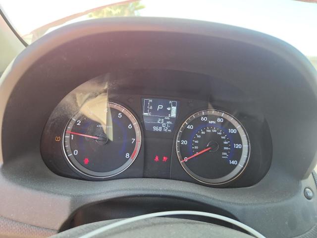KMHCT4AE8FU936144 - 2015 HYUNDAI ACCENT GLS წითელი ფოტო 9