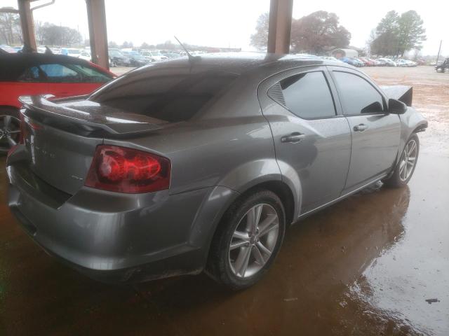 1C3CDZCB7CN215292 - 2012 DODGE AVENGER SXT GRAY photo 3