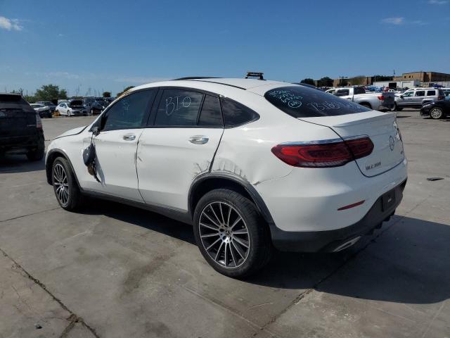 WDC0J8EB3LF700936 - 2020 MERCEDES-BENZ GLC COUPE 300 4MATIC WHITE photo 2