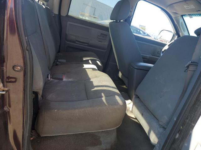 1D7HW48N25S338767 - 2005 DODGE DAKOTA QUAD SLT BURGUNDY photo 10