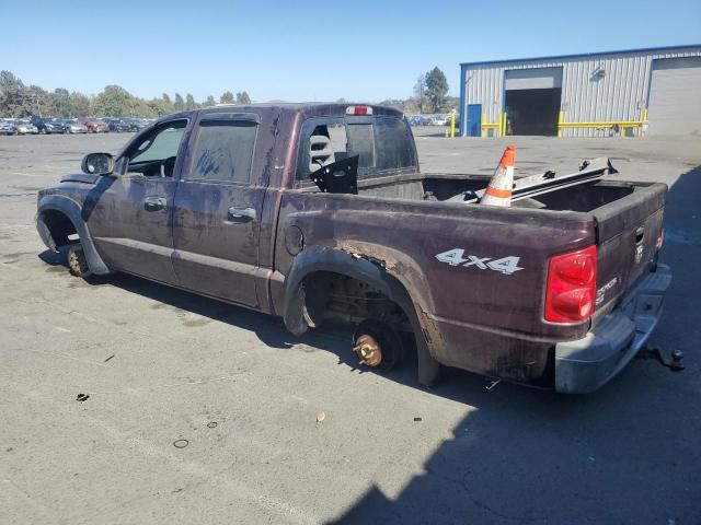 1D7HW48N25S338767 - 2005 DODGE DAKOTA QUAD SLT BURGUNDY photo 2
