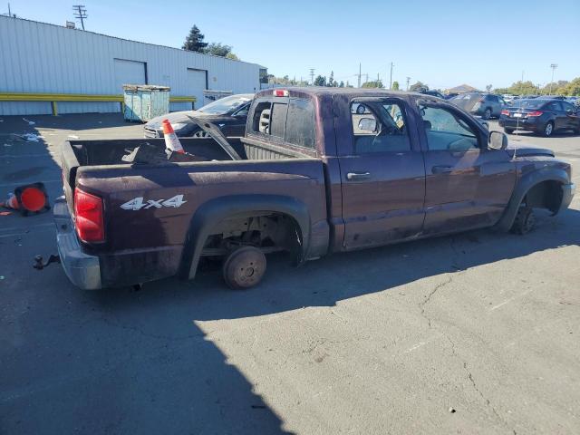 1D7HW48N25S338767 - 2005 DODGE DAKOTA QUAD SLT BURGUNDY photo 3