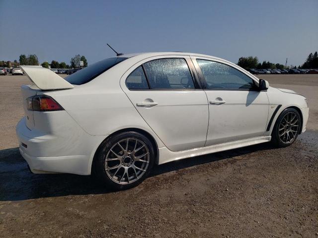 JA3AV66V09U610206 - 2009 MITSUBISHI LANCER RALLIART WHITE photo 3