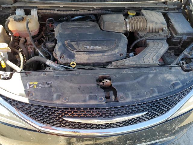 2C4RC1BG2HR613091 - 2017 CHRYSLER PACIFICA TOURING L შავი ფოტო 11