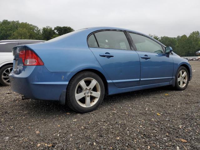1HGFA16888L111594 - 2008 HONDA CIVIC EX BLUE photo 3