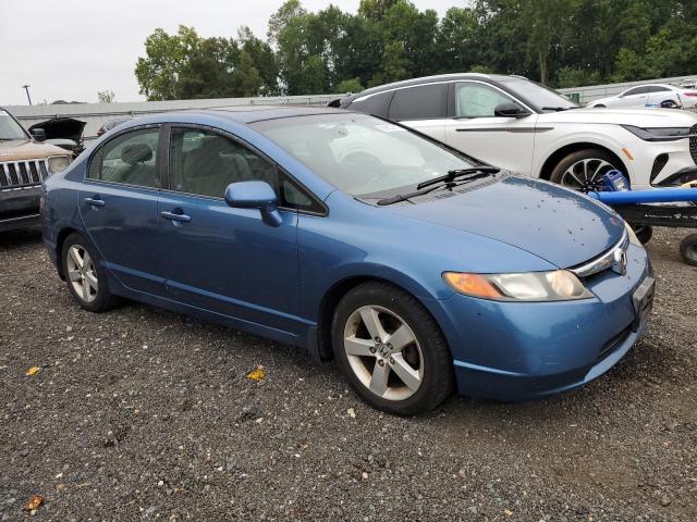 1HGFA16888L111594 - 2008 HONDA CIVIC EX BLUE photo 4