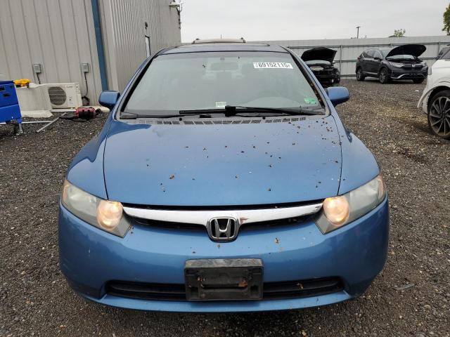 1HGFA16888L111594 - 2008 HONDA CIVIC EX BLUE photo 5