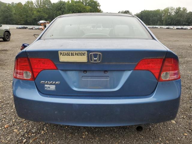 1HGFA16888L111594 - 2008 HONDA CIVIC EX BLUE photo 6