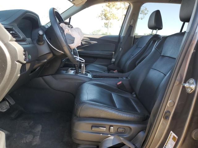 5FNYF5H56HB045357 - 2017 HONDA PILOT EXL GRAY photo 7