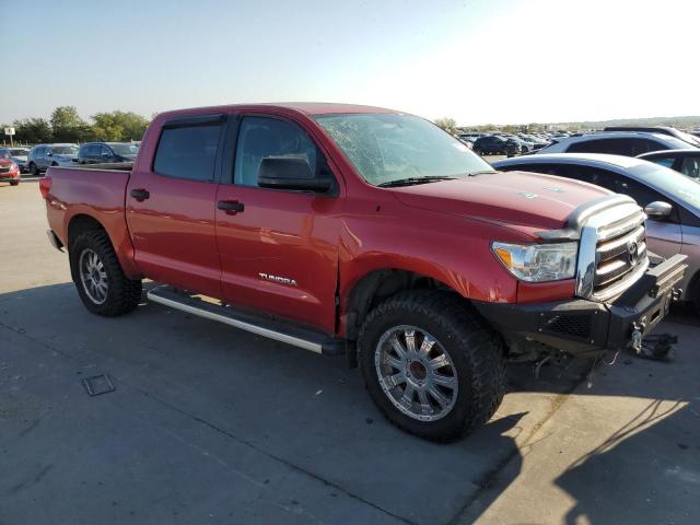 5TFEM5F12BX022325 - 2011 TOYOTA TUNDRA CREWMAX SR5 RED photo 4