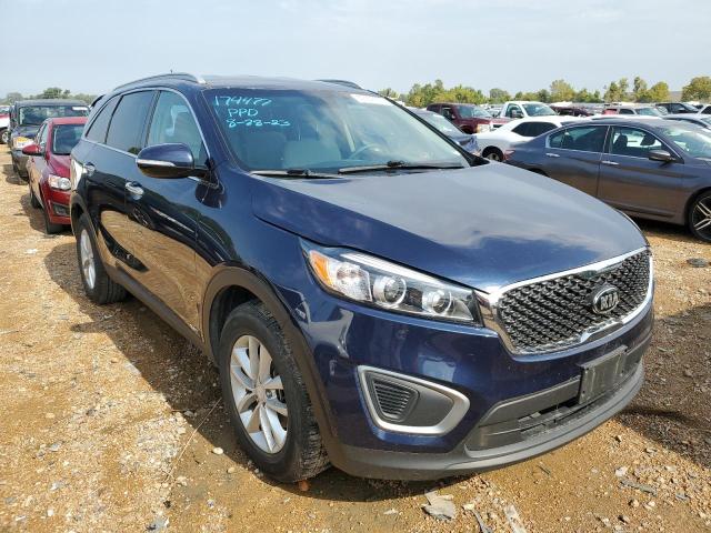 5XYPGDA52HG188750 - 2017 KIA SORENTO LX BLUE photo 4