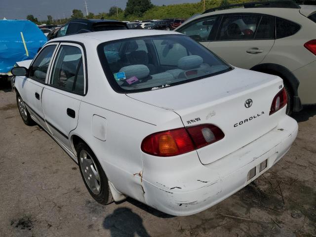 1NXBR12E2YZ321406 - 2000 TOYOTA COROLLA VE WHITE photo 2