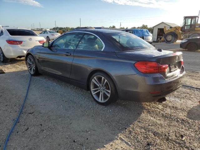 WBA4U7C53H5H19697 - 2017 BMW 430I GRAY photo 2