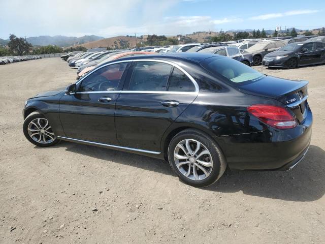 WDDWF4KB6GR165206 - 2016 MERCEDES-BENZ C 300 4MATIC BLACK photo 2