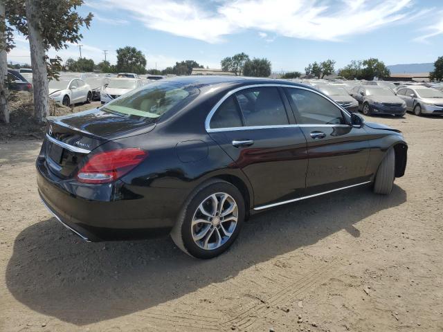 WDDWF4KB6GR165206 - 2016 MERCEDES-BENZ C 300 4MATIC BLACK photo 3