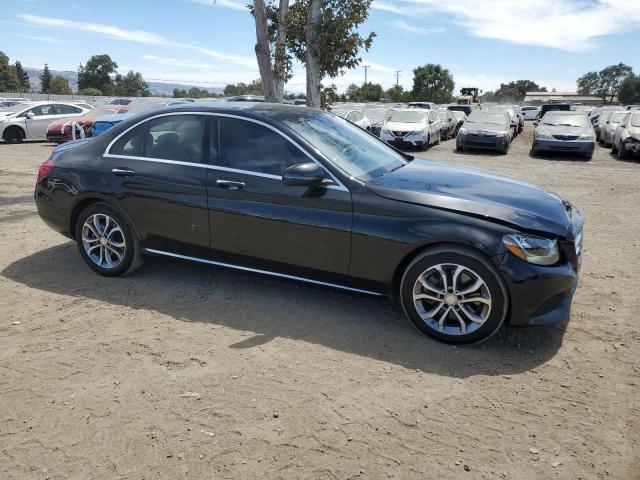 WDDWF4KB6GR165206 - 2016 MERCEDES-BENZ C 300 4MATIC BLACK photo 4