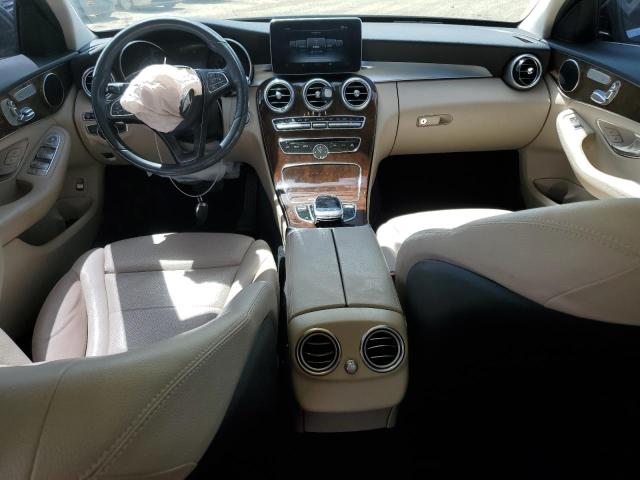 WDDWF4KB6GR165206 - 2016 MERCEDES-BENZ C 300 4MATIC BLACK photo 8