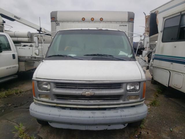 1GBJG31R811186627 - 2001 CHEVROLET EXPRESS CU G3500 WHITE photo 5