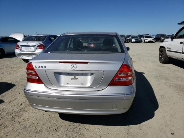 WDBRF61J03F394499 - 2003 MERCEDES-BENZ C 240 SILVER photo 6