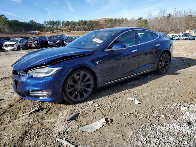 5YJSA1E24JF271510 - 2018 TESLA MODEL S Կապույտ լուսանկար 1