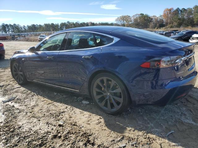 5YJSA1E24JF271510 - 2018 TESLA MODEL S Կապույտ լուսանկար 2