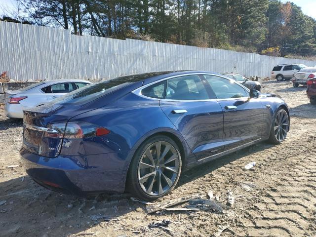 5YJSA1E24JF271510 - 2018 TESLA MODEL S Կապույտ լուսանկար 3