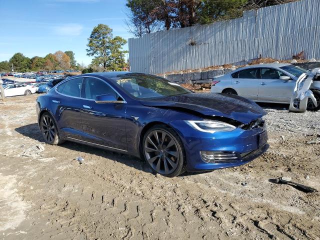 5YJSA1E24JF271510 - 2018 TESLA MODEL S Կապույտ լուսանկար 4