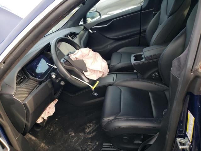 5YJSA1E24JF271510 - 2018 TESLA MODEL S Կապույտ լուսանկար 7