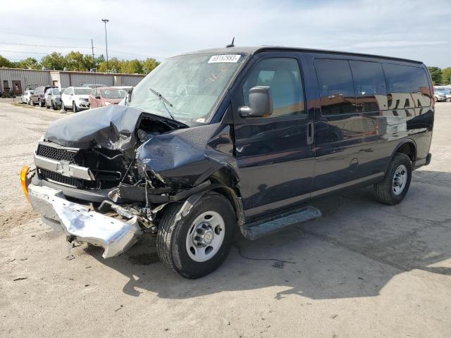 1GAWGRFG1B1133936 - 2011 CHEVROLET EXPRESS G2 LT BLUE photo 1