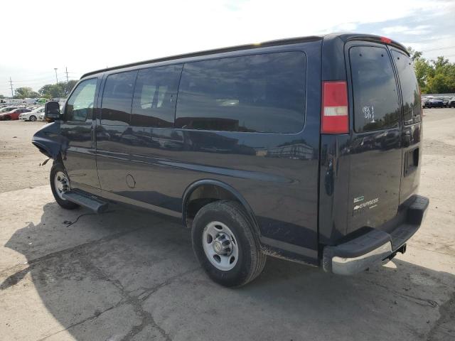 1GAWGRFG1B1133936 - 2011 CHEVROLET EXPRESS G2 LT BLUE photo 2