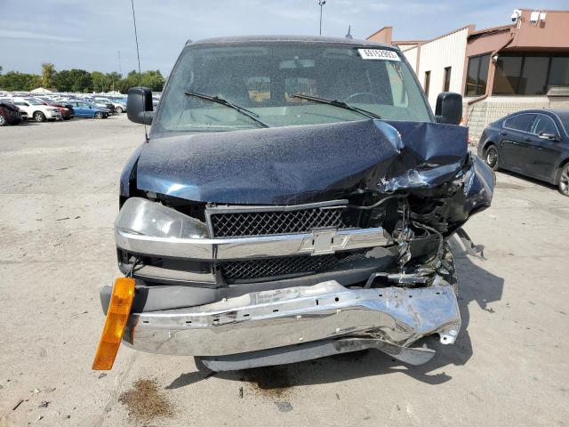 1GAWGRFG1B1133936 - 2011 CHEVROLET EXPRESS G2 LT BLUE photo 5