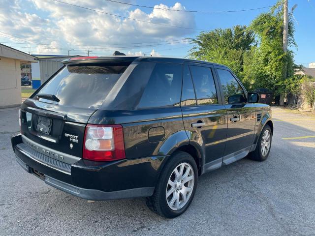 SALSK25408A180380 - 2008 LAND ROVER RANGE ROVE HSE BLACK photo 4