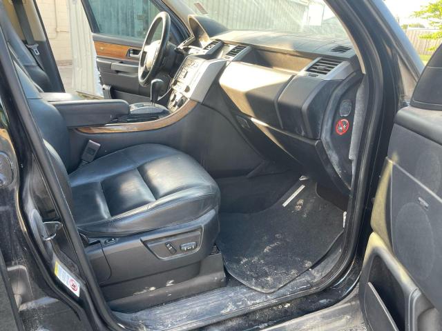 SALSK25408A180380 - 2008 LAND ROVER RANGE ROVE HSE BLACK photo 5
