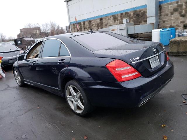 WDDNG8GB5AA303820 - 2010 MERCEDES-BENZ S 550 4MATIC BLUE photo 2