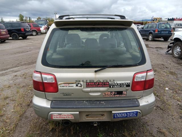 JF1SF65631H723339 - 2001 SUBARU FORESTER S GRAY photo 6