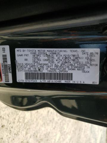 5TFTX4CN4BX002142 - 2011 TOYOTA TACOMA ACCESS CAB 绿色 照片 12