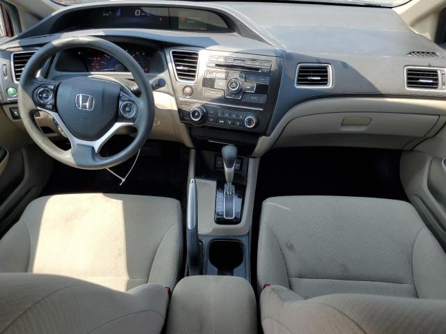 2HGFB2F59DH573775 - 2013 HONDA CIVIC LX მუქწითელი ფოტო 8