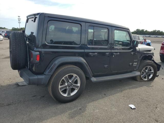 1C4HJXEG7JW263180 - 2018 JEEP WRANGLER U SAHARA შავი ფოტო 3