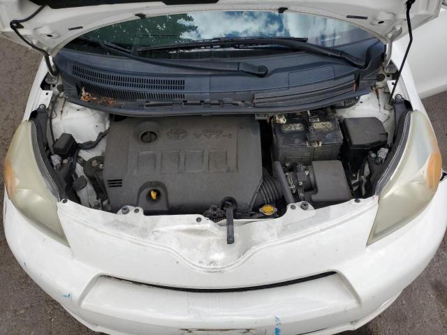 JTKKU4B42B1012340 - 2011 TOYOTA SCION XD WHITE photo 11